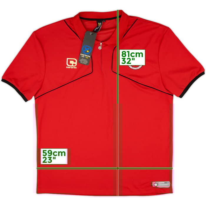 2008-09 Bournemouth Carbrini 1/4 Zip Polo Shirt (XL)
