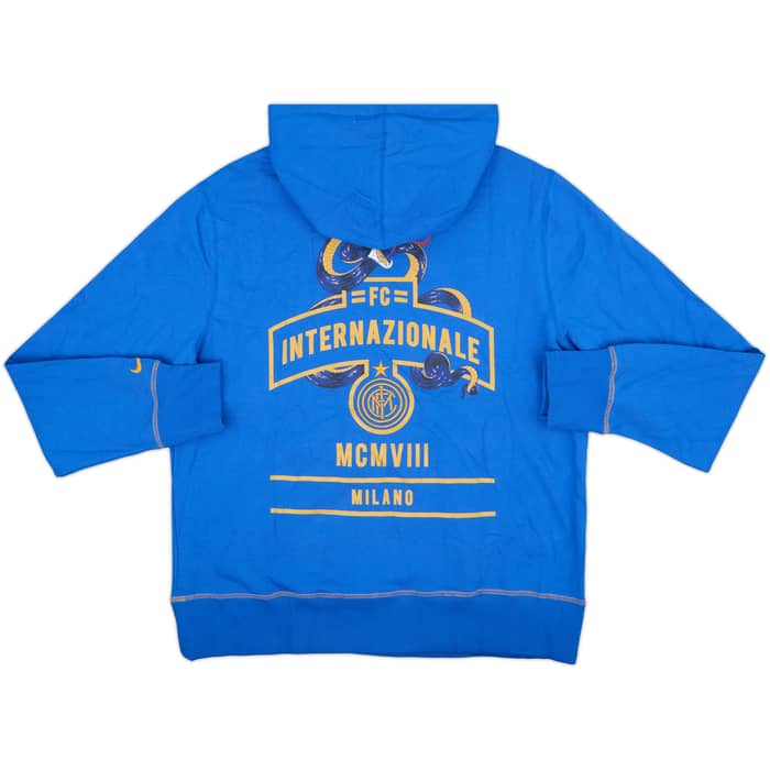 2011-12 Inter Milan Nike Hooded Sweat Top (XL)