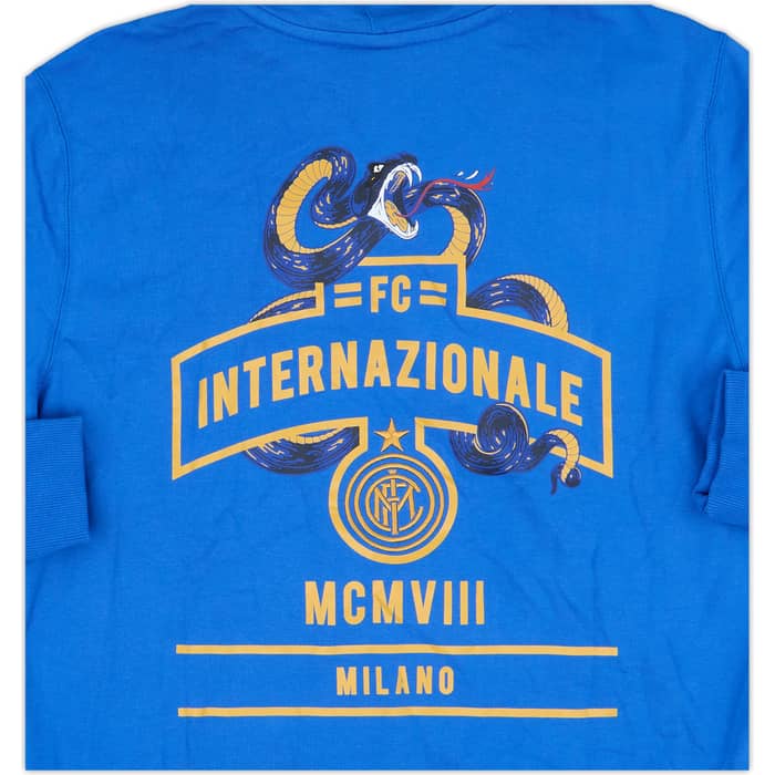 2011-12 Inter Milan Nike Hooded Sweat Top (XL)