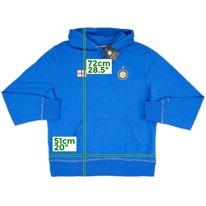 2011-12 Inter Milan Nike Hooded Sweat Top (XL)