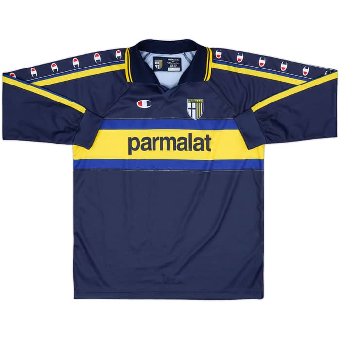 1999-00 Parma Basic Third L/S Shirt - 10/10 - (XL.Boys)