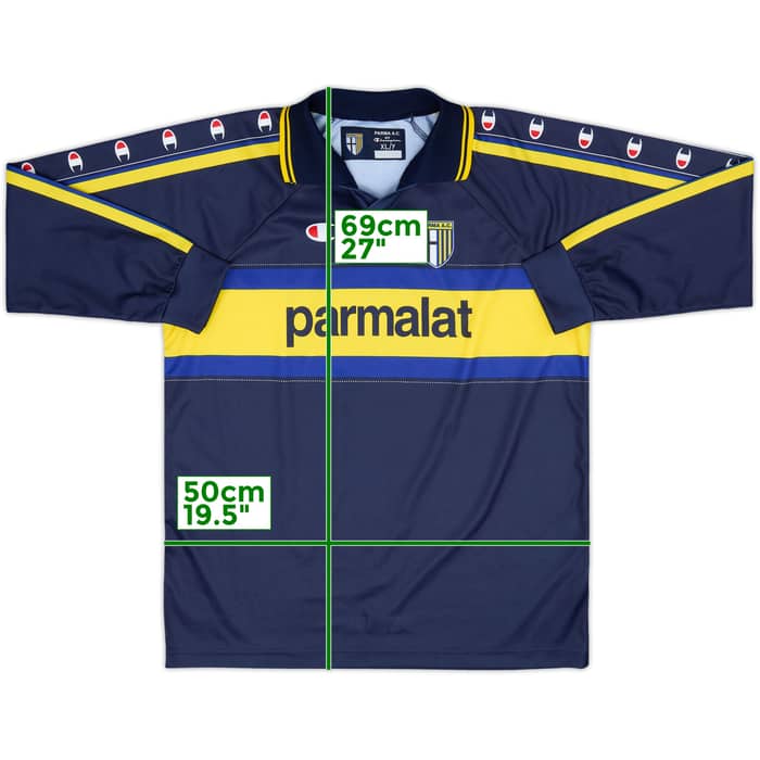 1999-00 Parma Basic Third L/S Shirt - 10/10 - (XL.Boys)