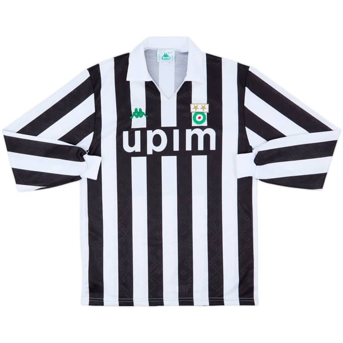 1991-92 Juventus Home L/S Shirt - 8/10 - (L)