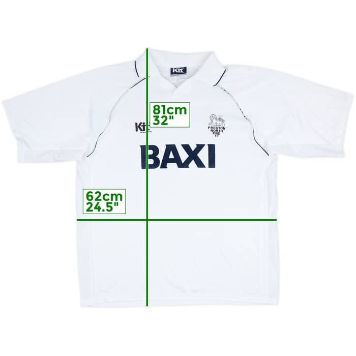 1998-99 Preston Home Shirt - 8/10 - (XL)