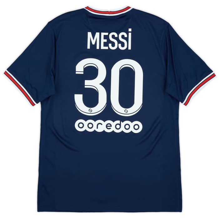 2021-22 Paris Saint-Germain Home Shirt Messi #30 - 10/10 - (M)