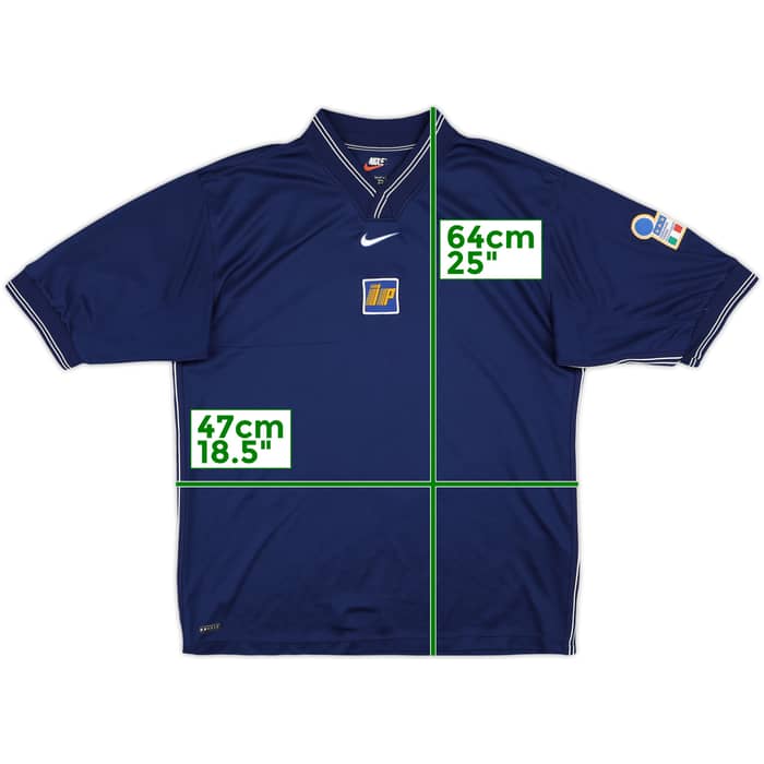 1997-98 Italy Nike Training Shirt - 8/10 - (L)