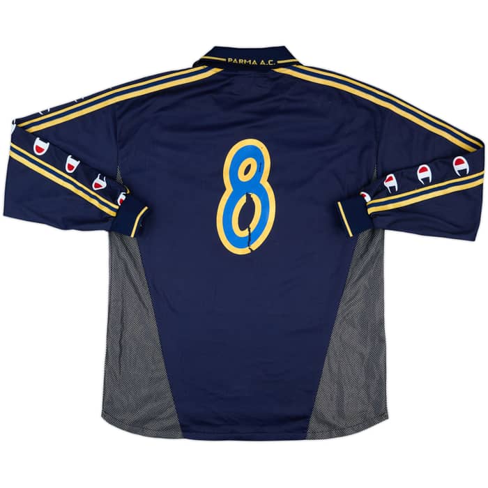 2001-03 Parma Match Issue Third L/S Shirt #8