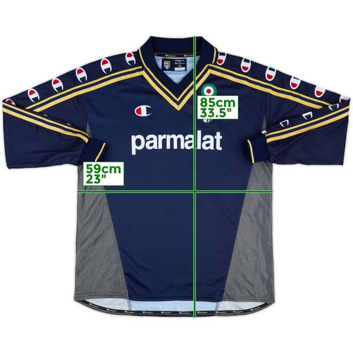 2001-03 Parma Match Issue Third L/S Shirt #8