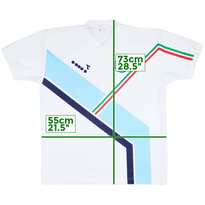 1986-90 Italy Diadora Training Shirt - 5/10 - (M)