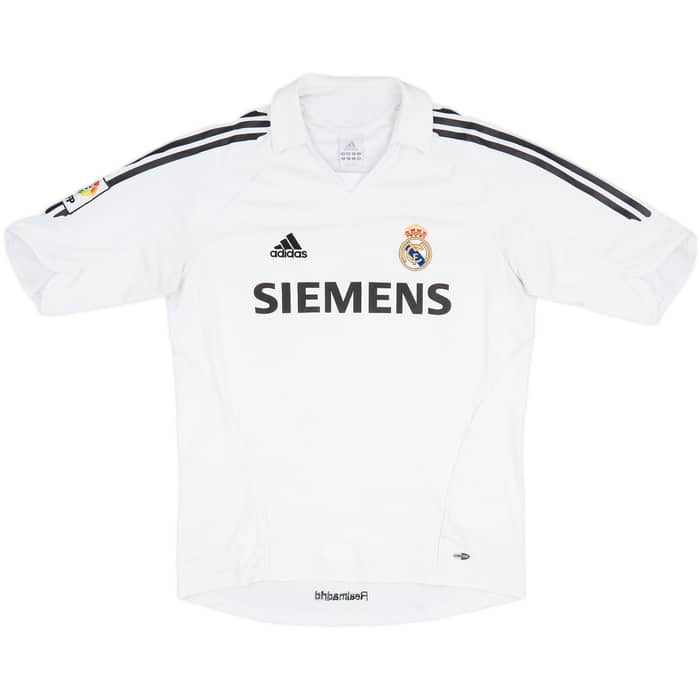 2005-06 Real Madrid Home Shirt Zidane #5 - 6/10 - (M)
