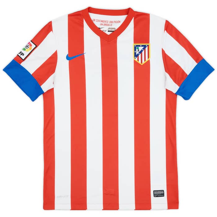 2012-13 Atletico Madrid Home Shirt Falcao #9 - 6/10 - (S)