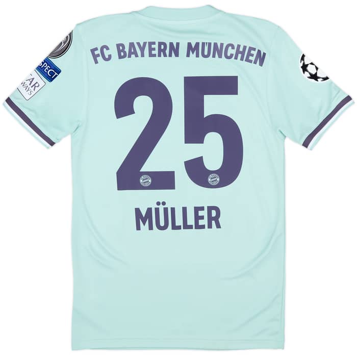 2018-19 Bayern Munich Away Shirt Muller #25 - 9/10 - (XS)