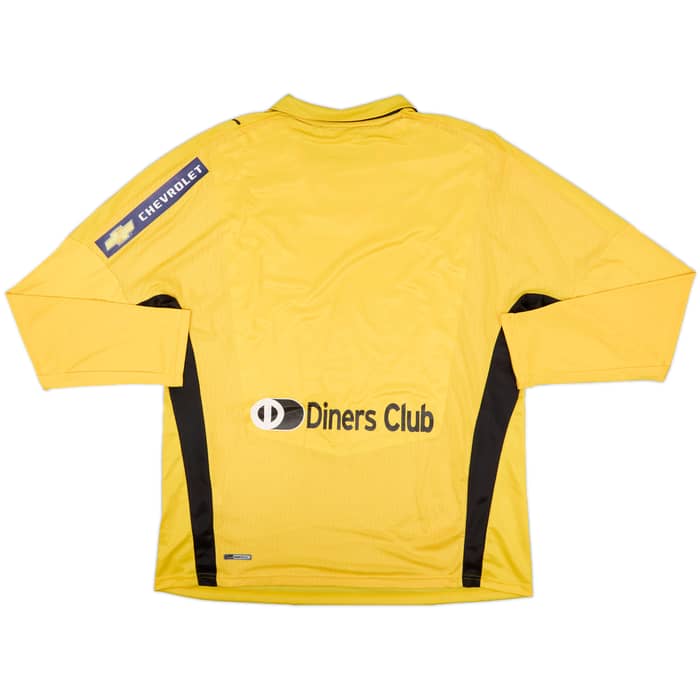 2008-09 AEK Athens Home L/S Shirt - 4/10 - (XXL)