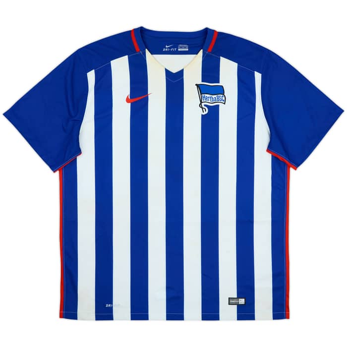 2015-16 Hertha Berlin Home Shirt - 4/10 - (XXL)