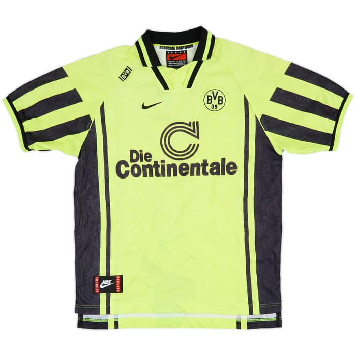1996-97 Borussia Dortmund Home Shirt - 8/10 - (XL.Boys)