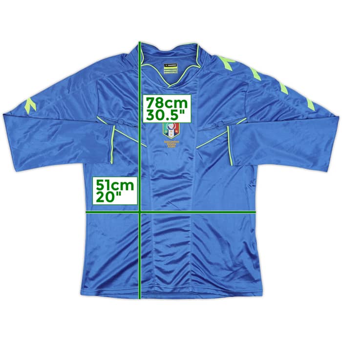 2013-14 Italy Diadora Referee L/S Shirt - 8/10 - (M)