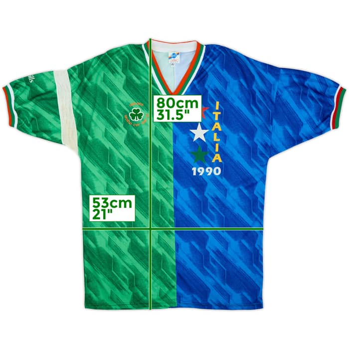 1990 Ireland 'Italia 90' O'Neills Fan Shirt - 8/10 - (XL)