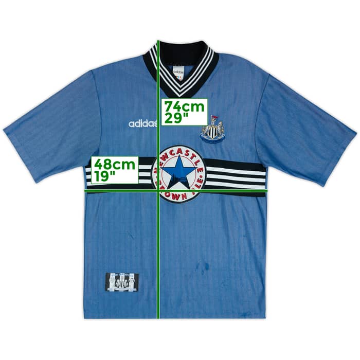 1996-97 Newcastle Away Shirt 'Shearer' - 4/10 - (M)