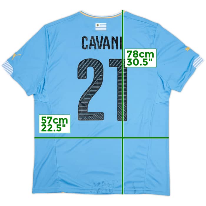 2014-15 Uruguay Home Shirt Cavani #21 (XL)