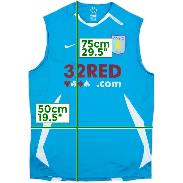 2008-09 Aston Villa Nike Training Vest - 6/10 - (M)