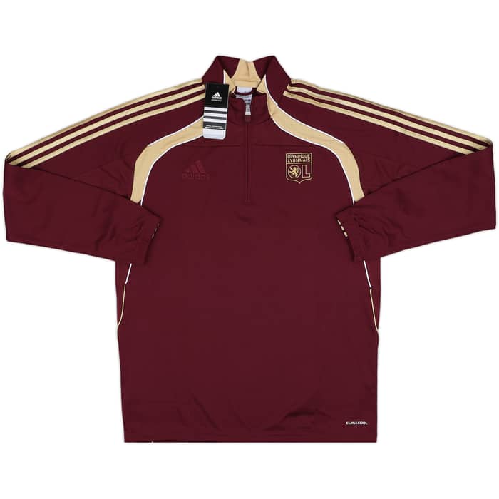 2010-11 Lyon adidas 1/4 Zip Drill Top (L)