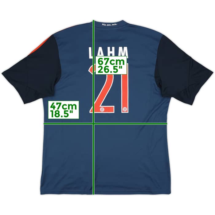 2013-14 Bayern Munich Third Shirt Lahm #21 - 7/10 - (XL)