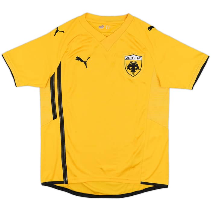 2009-10 AEK Athens Home Shirt - 10/10 - (S)