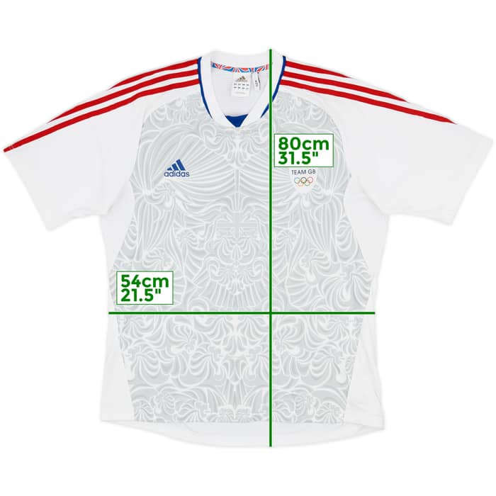 2012-13 Team GB Olympic adidas Training Shirt - 9/10 - (XL)