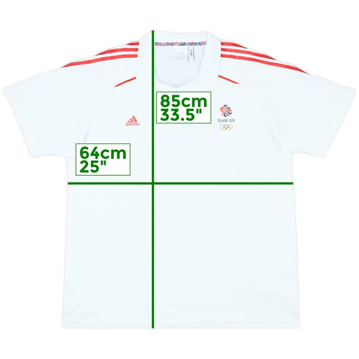 2011-12 Team GB Olympic adidas Polo Shirt - 8/10 - (XXL)