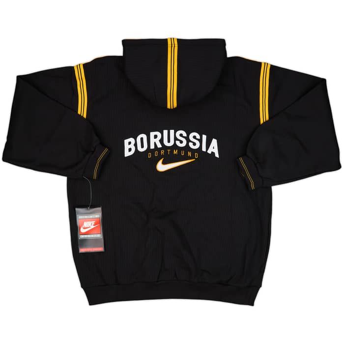 1998-00 Borussia Dortmund Nike 1/4 Zip Hooded Sweat Top (L)