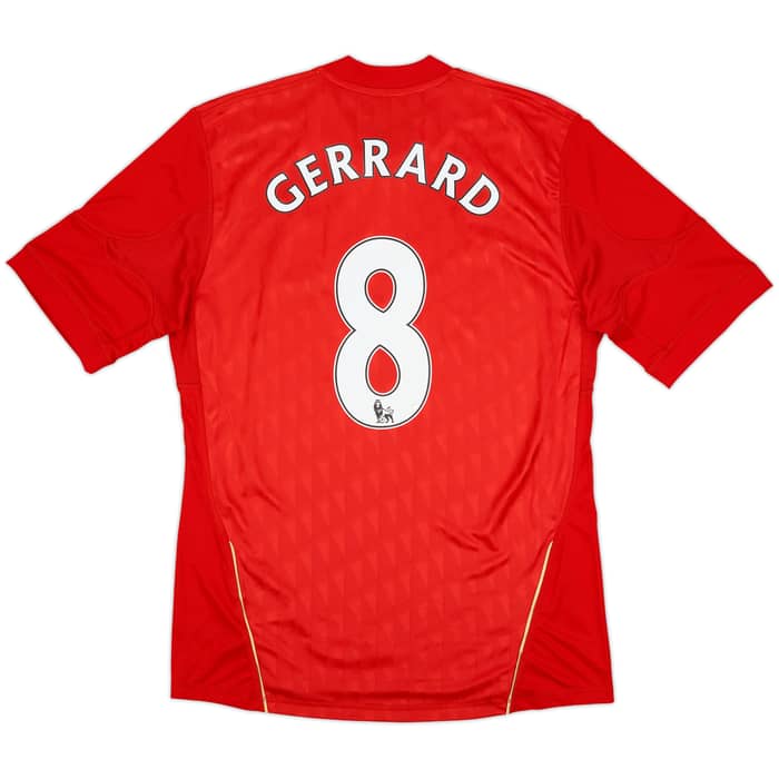2010-12 Liverpool Home Shirt Gerrard #8 (M)