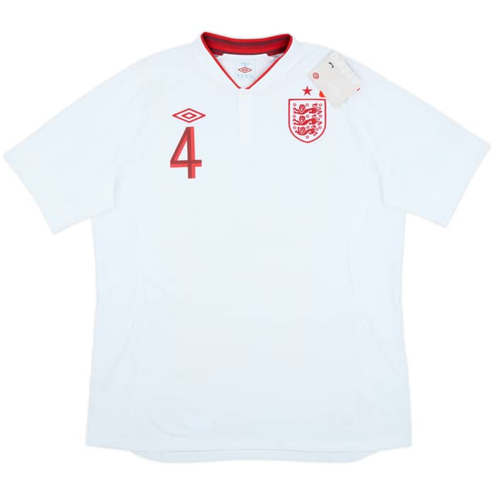 2012-13 England Home Shirt Gerrard #4 (XXL)