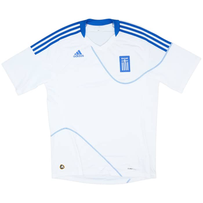 2010-11 Greece Home Shirt - 9/10 - (L)