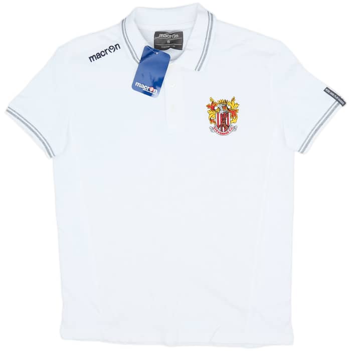 2017-18 Stevenage Macron Polo Shirt (S)
