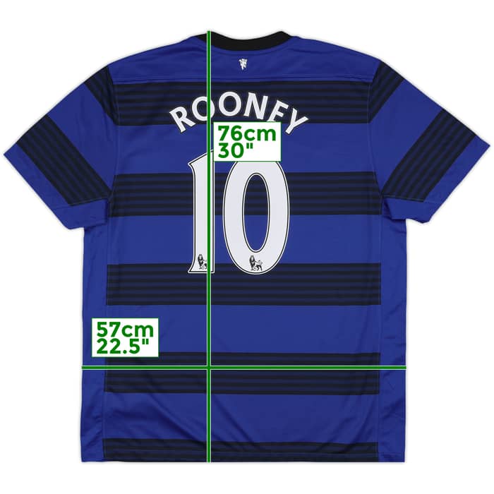 2011-13 Manchester United Away Shirt Rooney #10 (XL)