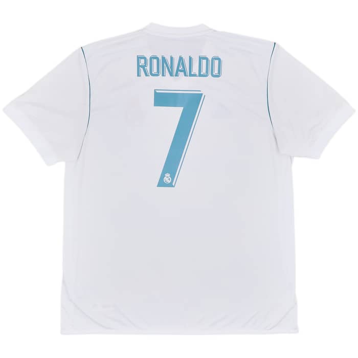 2017-18 Real Madrid Home Shirt Ronaldo #7 (XL)
