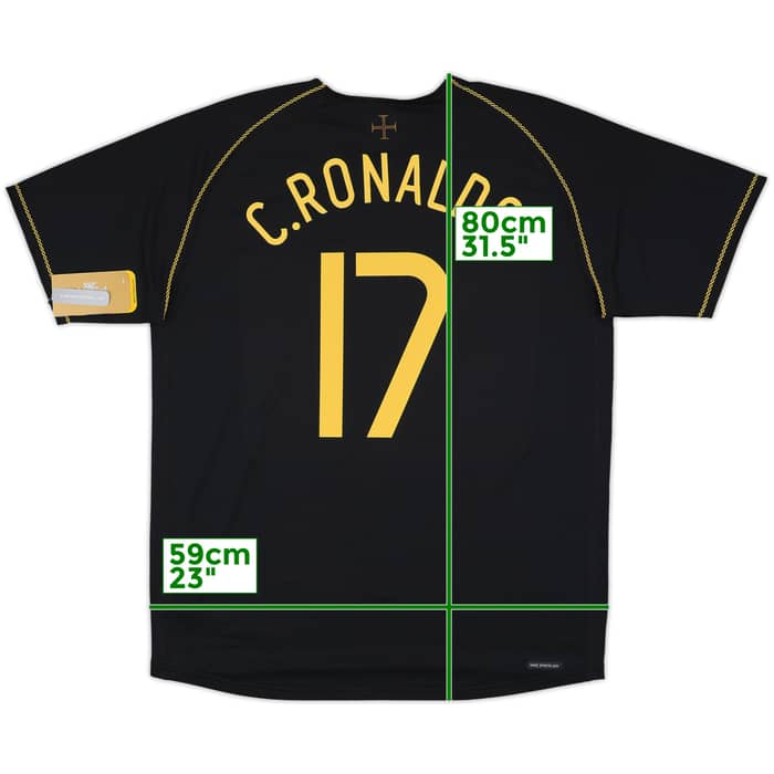 2006-07 Portugal Away Shirt C.Ronaldo #17 (XL)