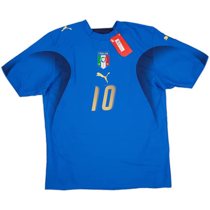 2006 Italy Home Shirt Totti #10 (M)