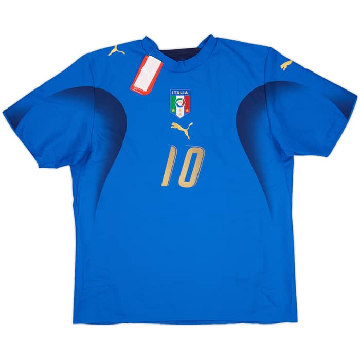 2006 Italy Home Shirt Totti #10 (L)