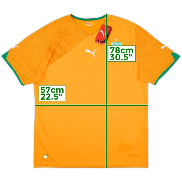 2010-11 Ivory Coast Home Shirt (XL)