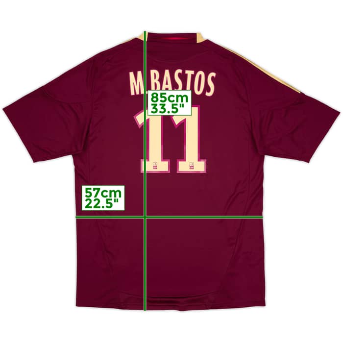 2010-11 Lyon Away Shirt M.Bastos #11 (XL)