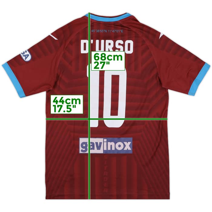 2020-21 Cittadella Home Shirt D'Urso #10 (S)