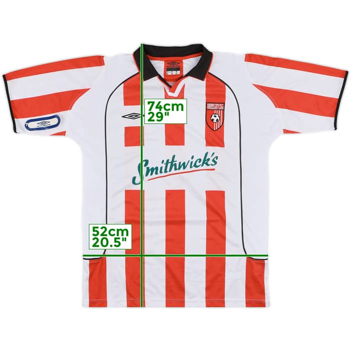 2003-04 Derry City Home Shirt (L)