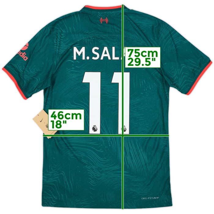 2022-23 Liverpool Authentic Third Shirt M.Salah #11 (S)
