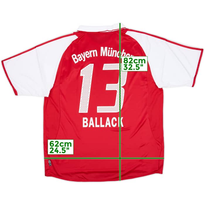 2003-04 Bayern Munich Home Shirt Ballack #13 (XL)