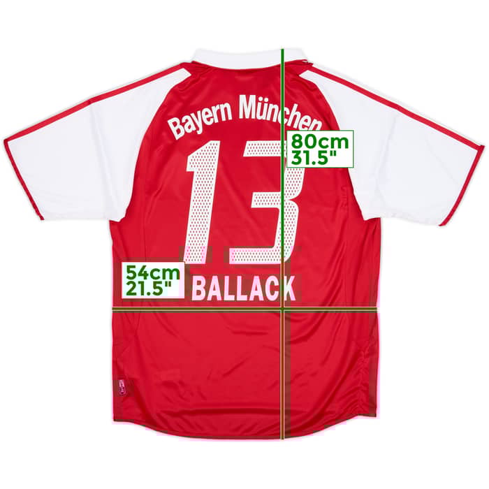 2003-04 Bayern Munich Home Shirt Ballack #13 (L)