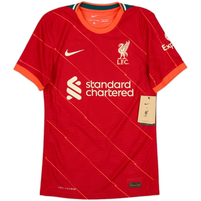2021-22 Liverpool Authentic Home Shirt Firmino #9 (XS)