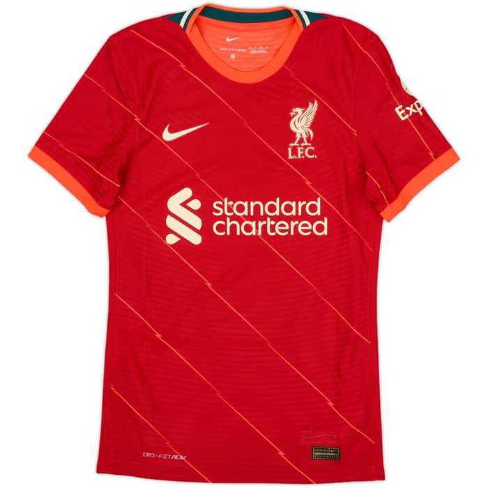 2021-22 Liverpool Authentic Home Shirt M.Salah #11 (XS)