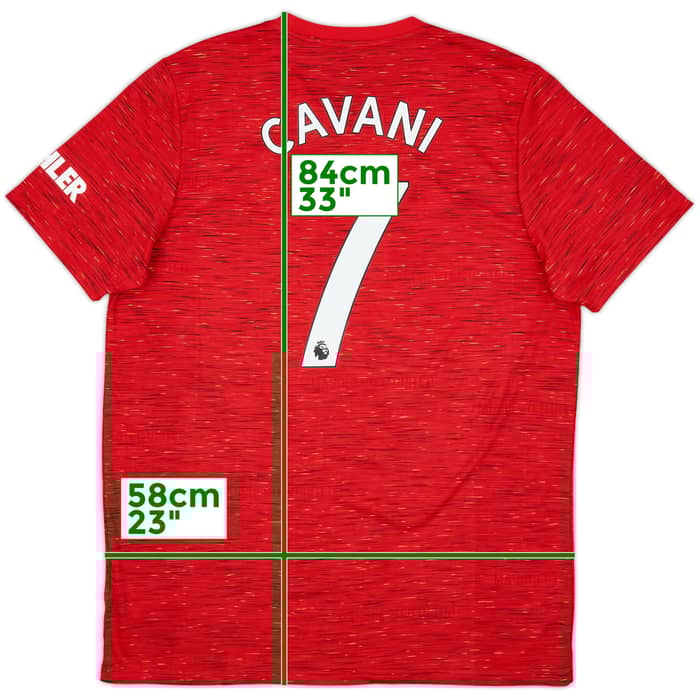 2020-21 Manchester United Home Shirt Cavani #7 (XL)
