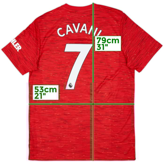 2020-21 Manchester United Home Shirt Cavani #7 (L)
